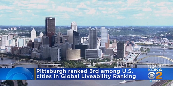 Pittsburgh ranked 3rd among U.S. cities in Global Livability rankings