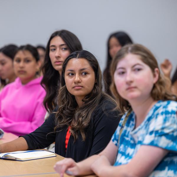 students listening to lecture