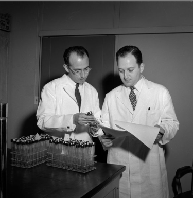 Julius Younger and Jonas Salk