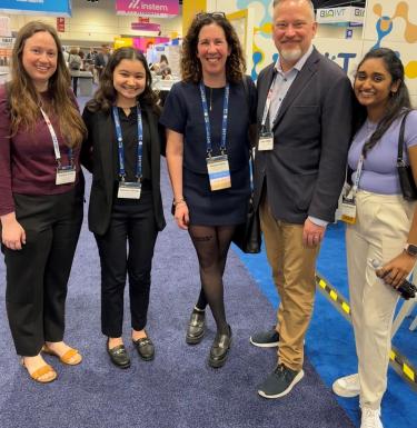 Beier and colleagues at meeting