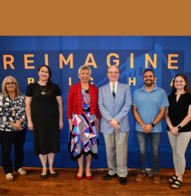 dean with some of the staff committee