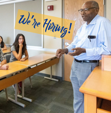 faculty teaching - we're hiring