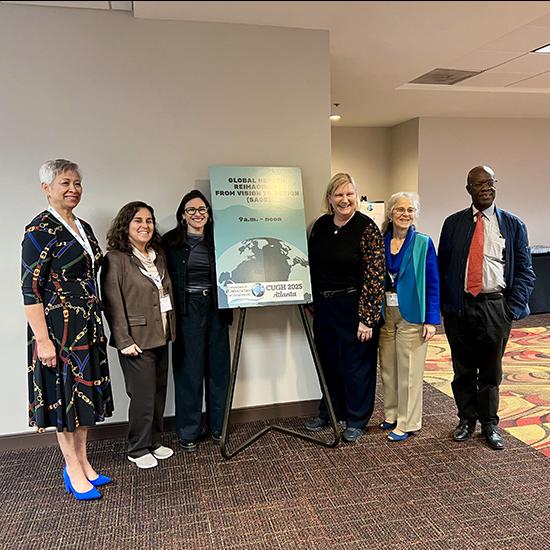 Dean Maureen Lichtveld at the CUGH Conference